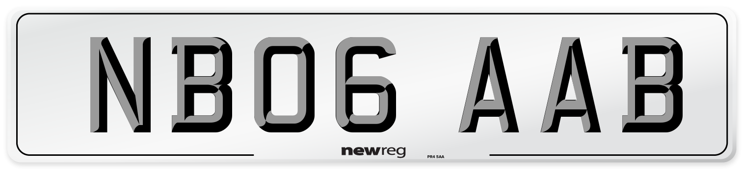 NB06 AAB Number Plate from New Reg